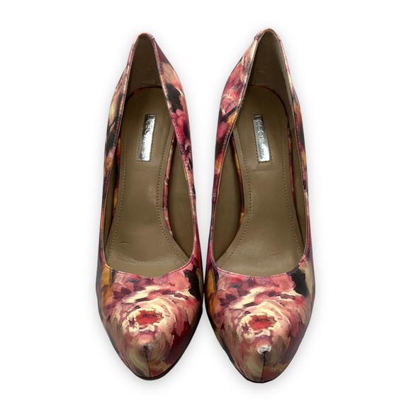 NEW BCBG Floral Print Platform Stiletto Heels Women’s Size 9M - Picture 4 of 11